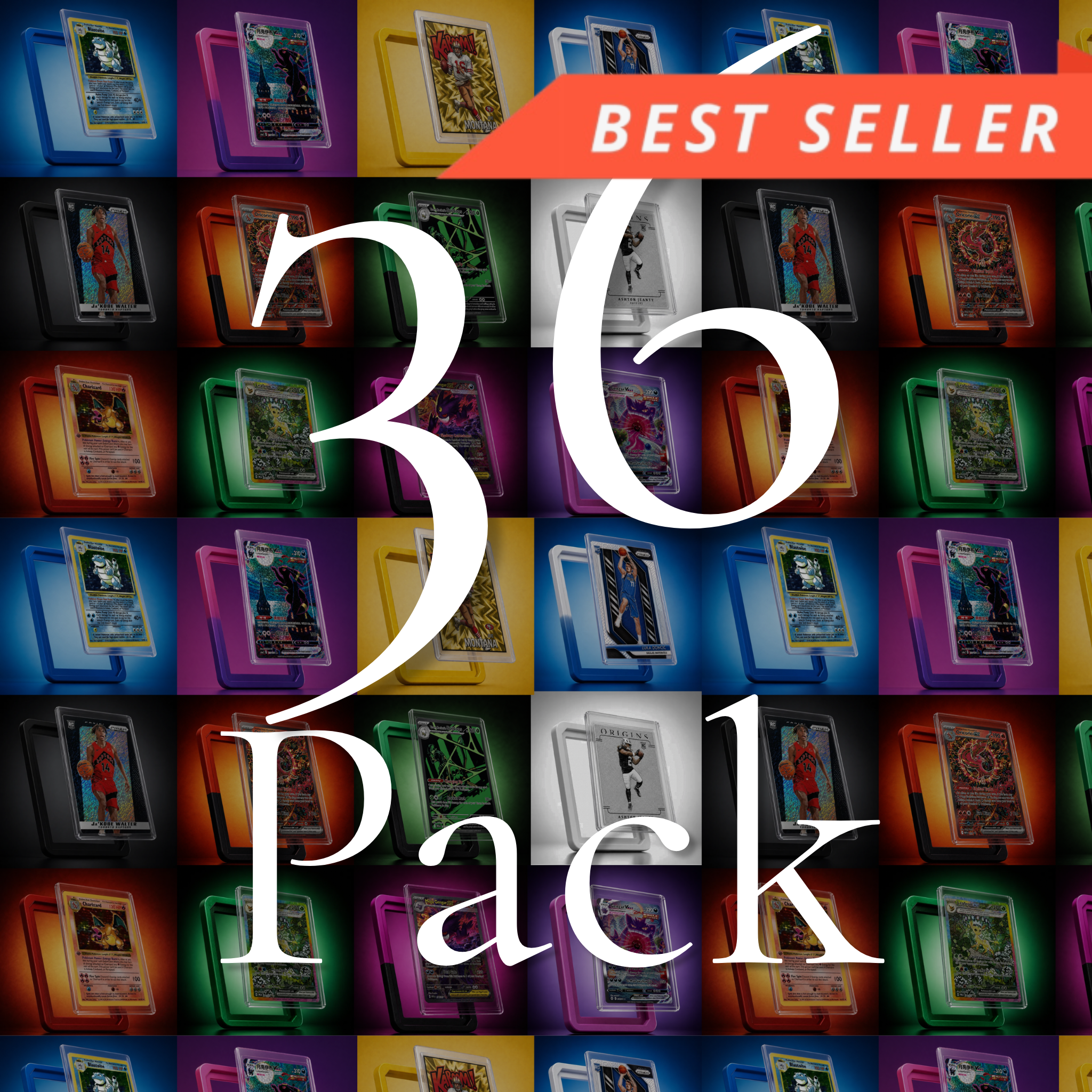 Bumper 36 Pack (3x Each Color)