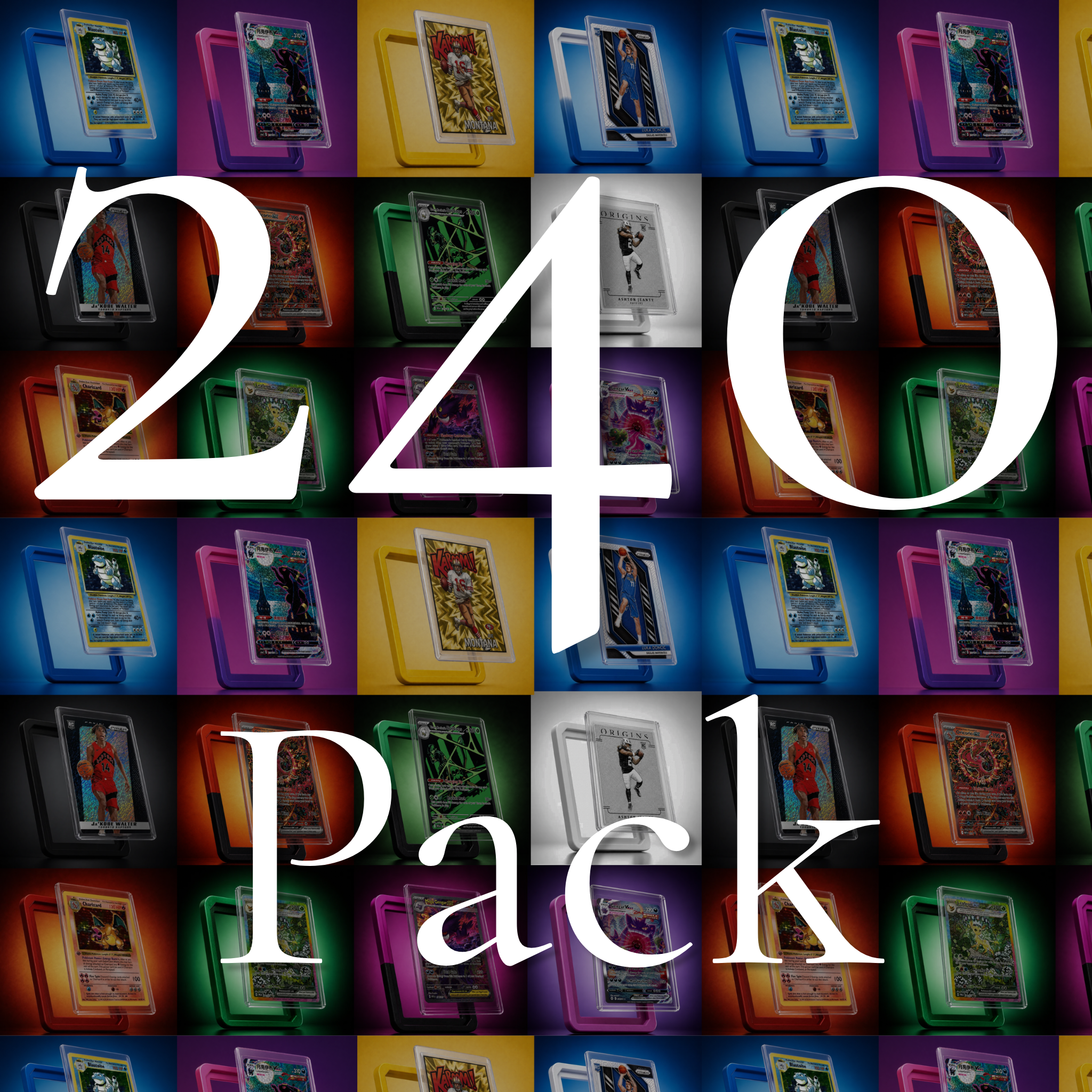Bumper 240 Pack (20x Each Color)